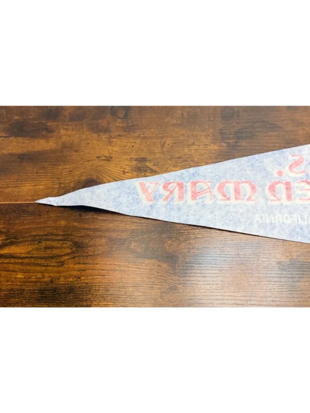 Vintage R.M.S. Queen Mary Pennant Long Beach California 29.5 inches